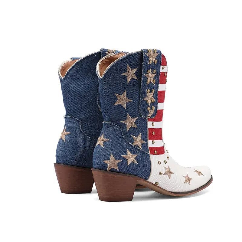 Doris - Cowboy-Stiefel mit Absatz im Stil authentisch im Stil markant
