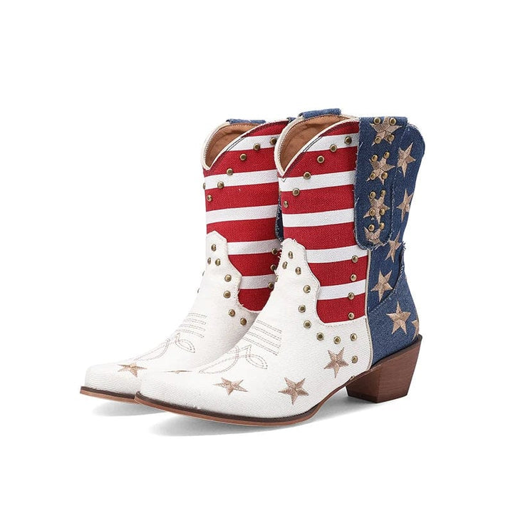 Doris - Cowboy-Stiefel mit Absatz im Stil authentisch im Stil markant