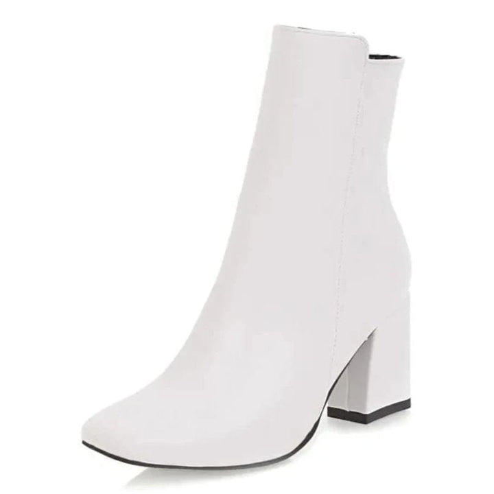 Verena - Cowboy-Stiefel mit Reißverschluss und Absatz