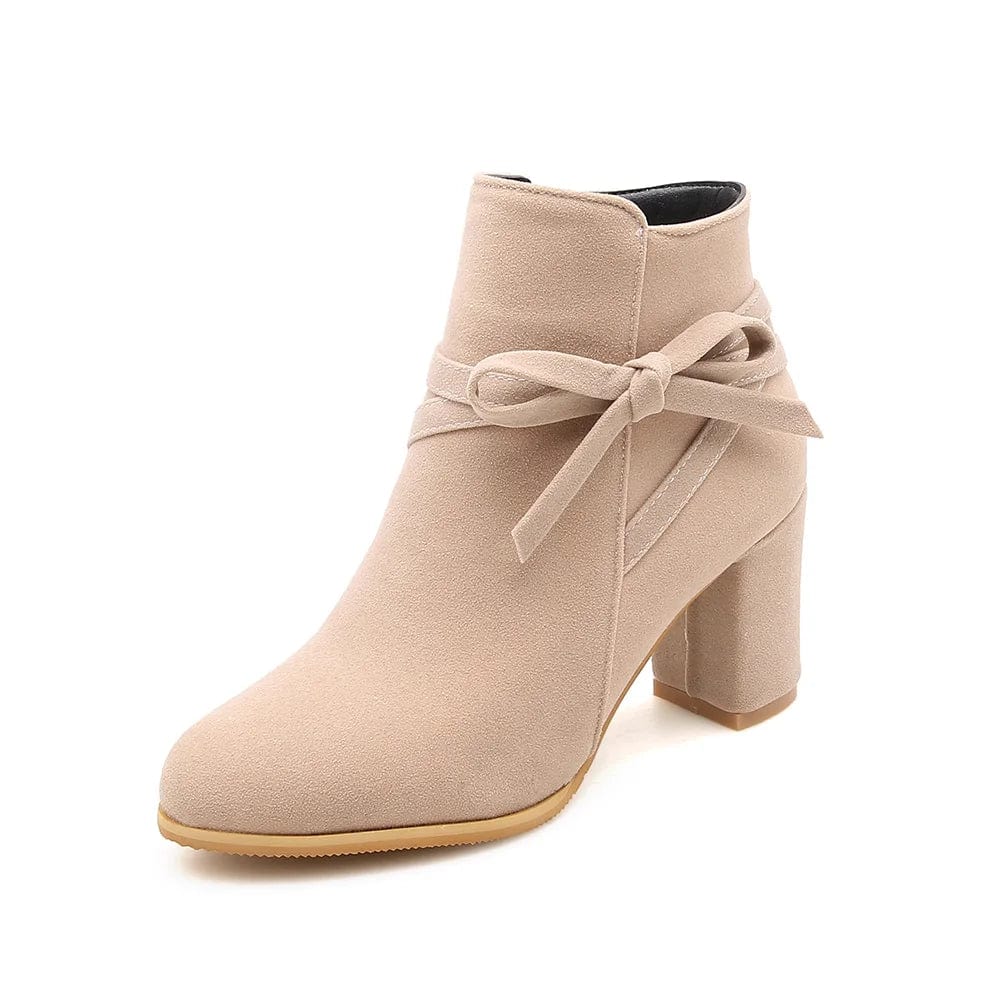 Fiona - Stiefeletten Western mit Reißverschluss und Absatz mit Silhouette schmal