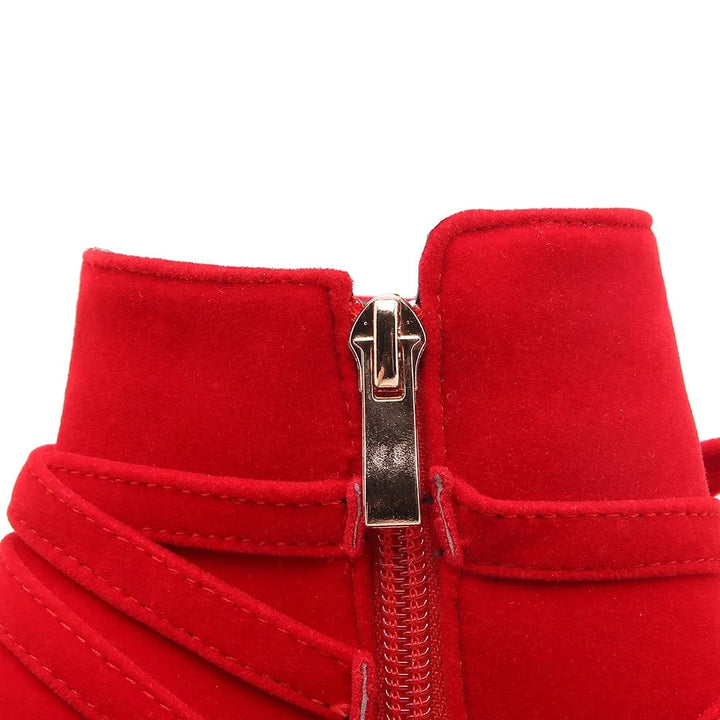 Tessa - Stiefeletten Western mit Reißverschluss und Absatz mit Profil Western