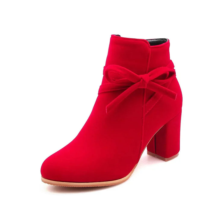 Tessa - Stiefeletten Western mit Reißverschluss und Absatz mit Profil Western