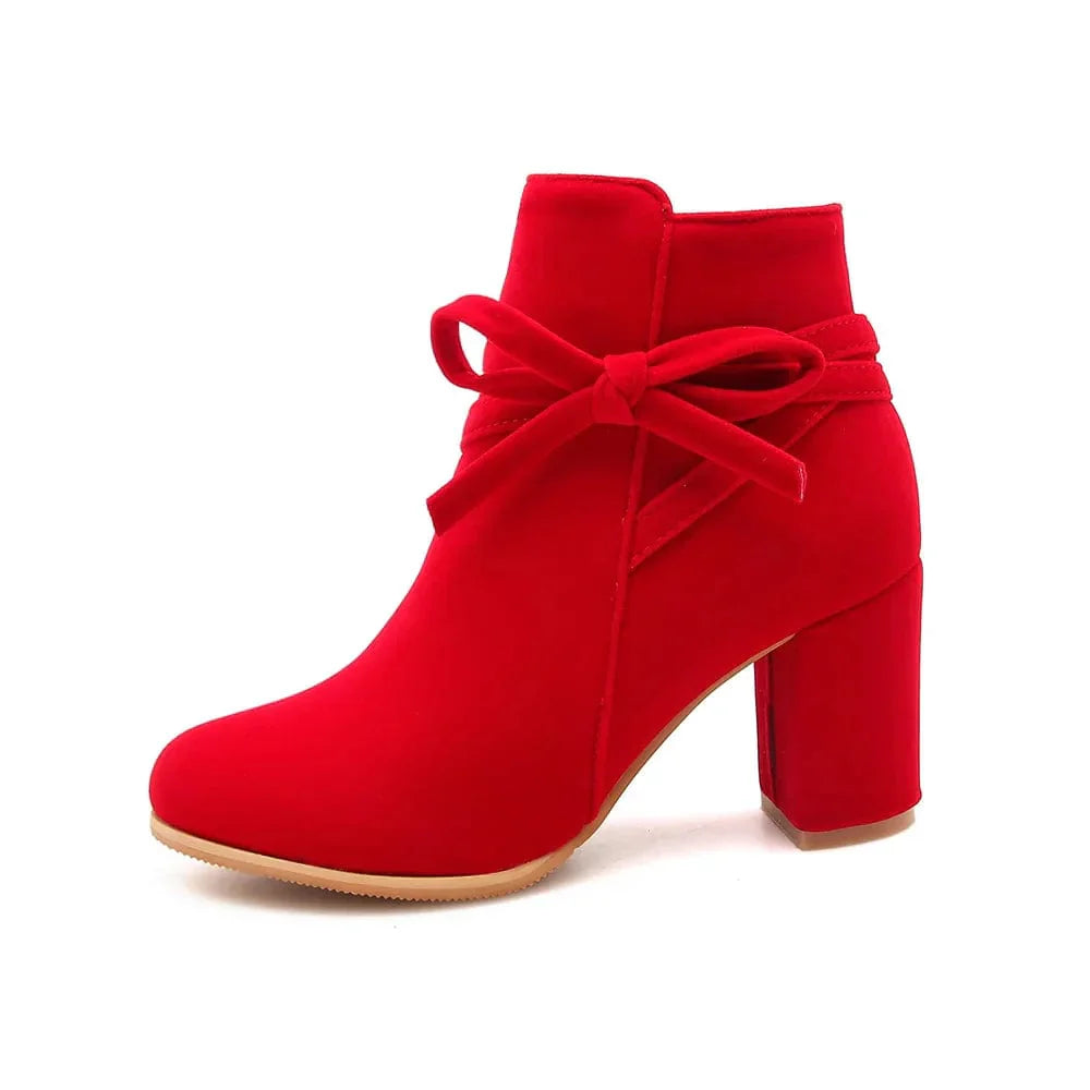 Tessa - Stiefeletten Western mit Reißverschluss und Absatz mit Profil Western