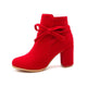 Tessa - Stiefeletten Western mit Reißverschluss und Absatz mit Profil Western