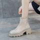 Franziska - Stiefeletten Western mit Reißverschluss und Absatz mit Anmutung Western