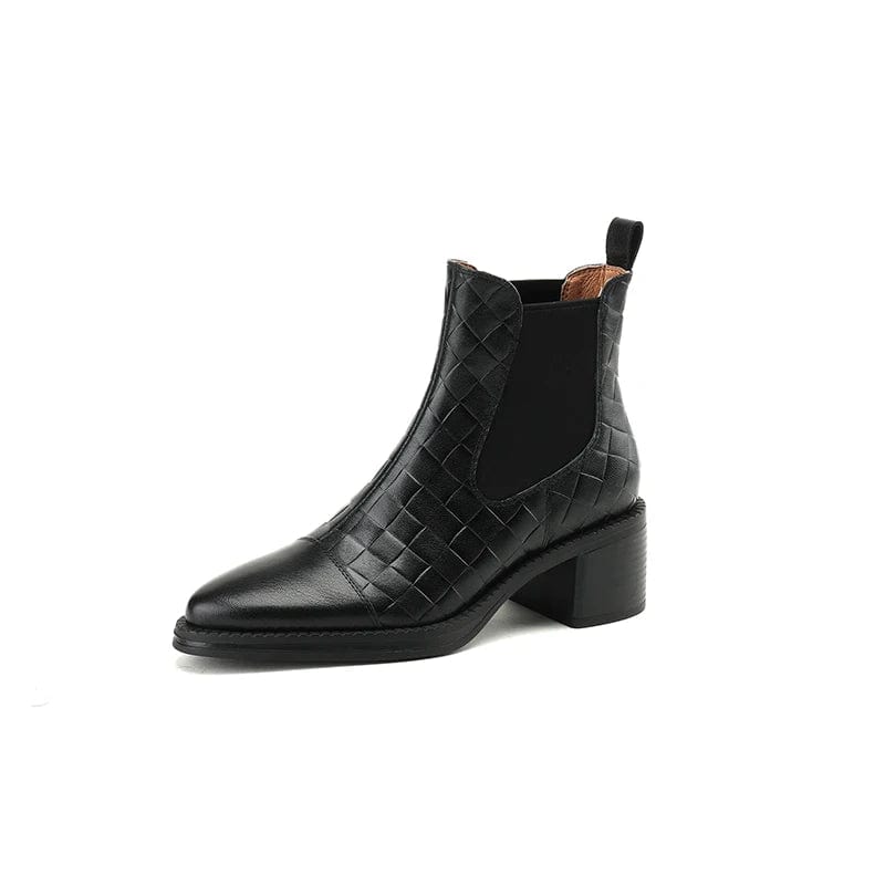 Adele - Stiefeletten Western mit Absatz und Auftritt markant