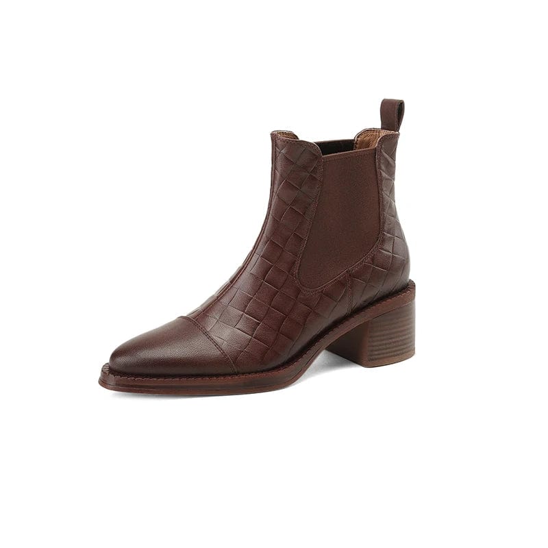 Adele - Stiefeletten Western mit Absatz und Auftritt markant