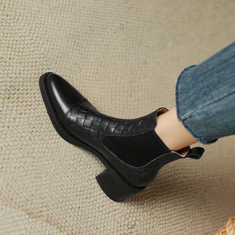 Adele - Stiefeletten Western mit Absatz und Auftritt markant