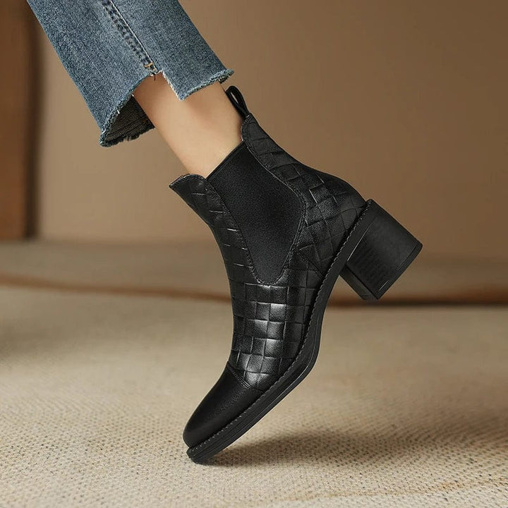 Adele - Stiefeletten Western mit Absatz und Auftritt markant