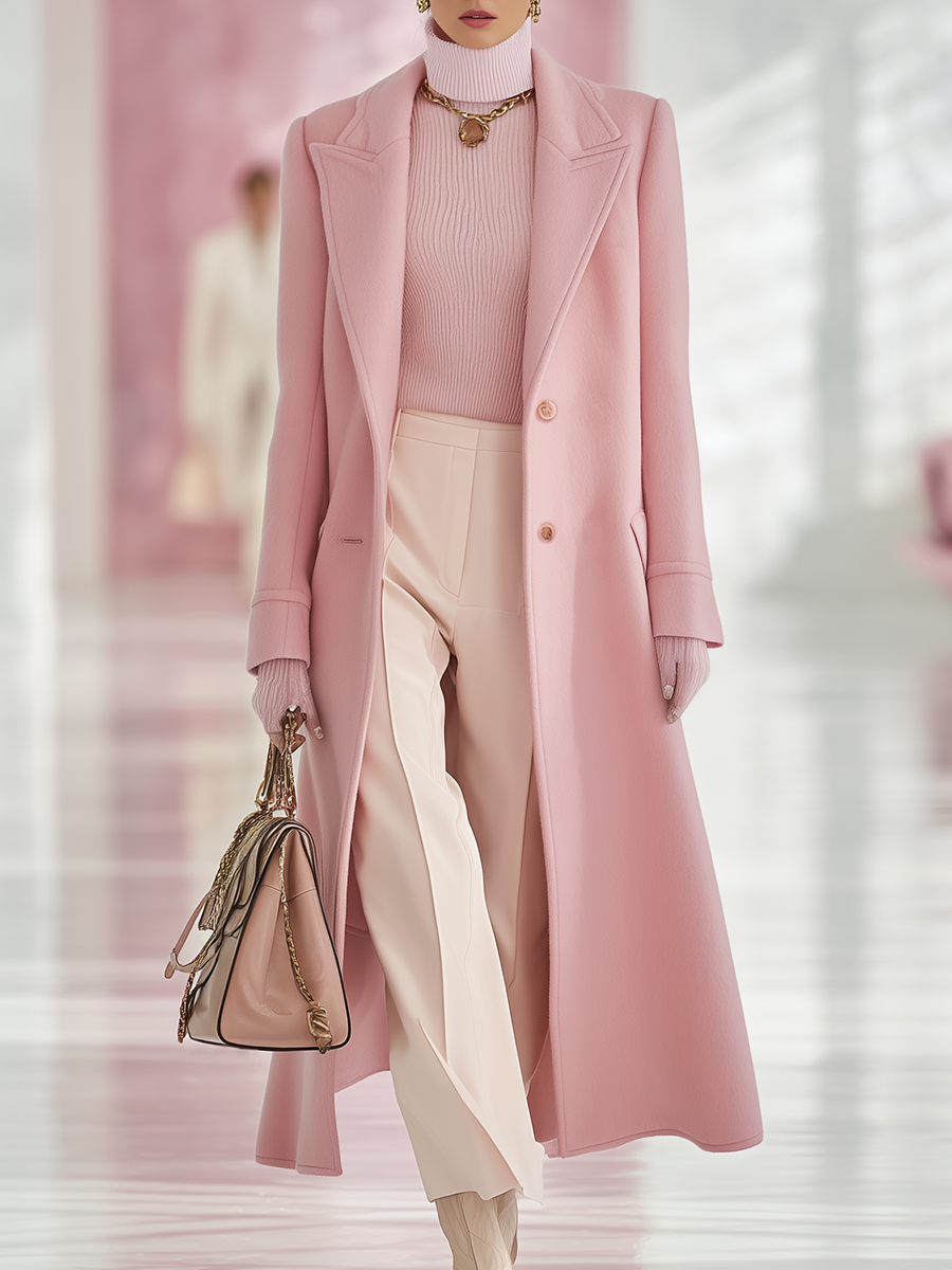 Hannelore - Mantel elegant mit Kragen