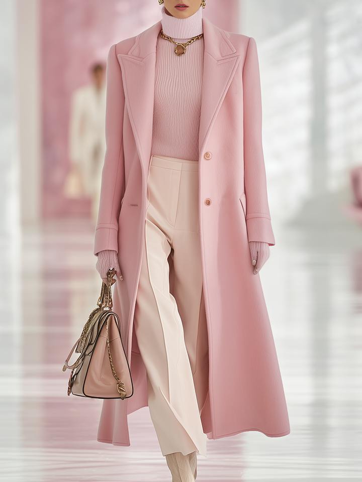 Hannelore - Mantel elegant mit Kragen