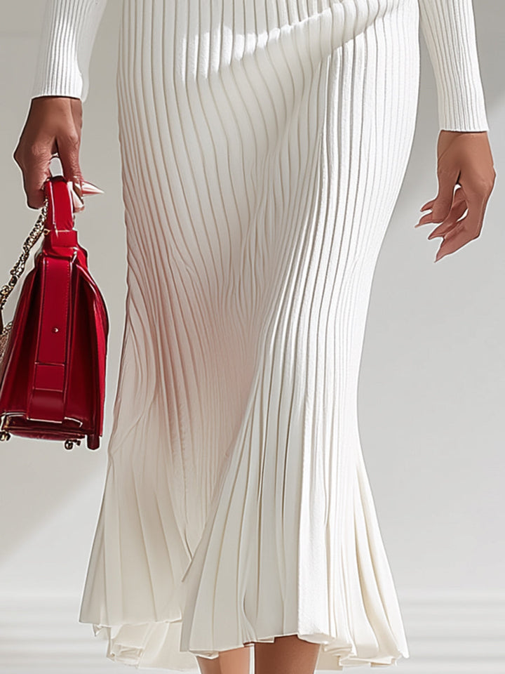 Ilona - Maxikleid mit Kragen und Knöpfen