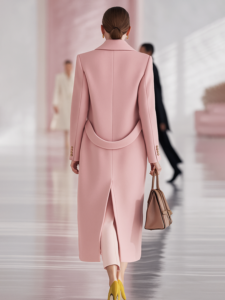 Hannelore - Mantel elegant mit Kragen