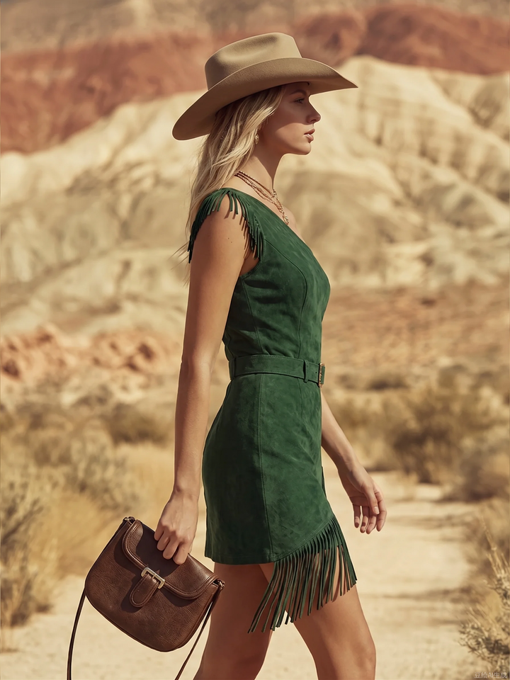 Britta - Ring Boho Western mit leuchtender Verarbeitung