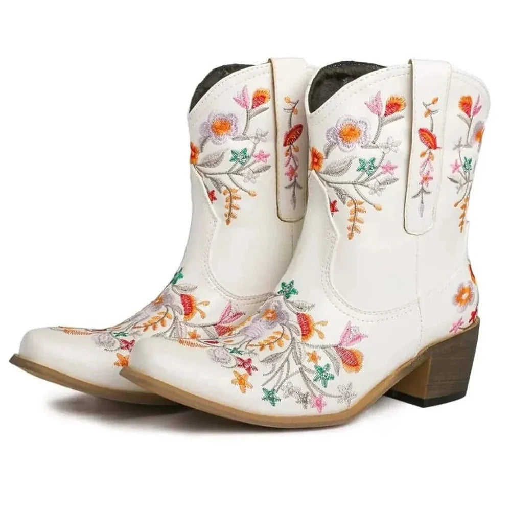 Sonja - Cowboy-Stiefel mit Absatz im Stil authentisch