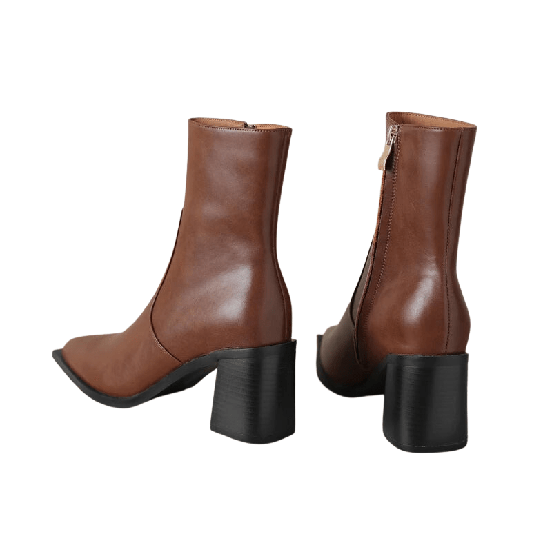 Rebecca - Cowboy-Stiefel mit Absatz und Detail Western