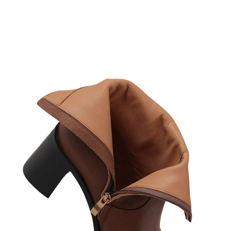 Rebecca - Cowboy-Stiefel mit Absatz und Detail Western