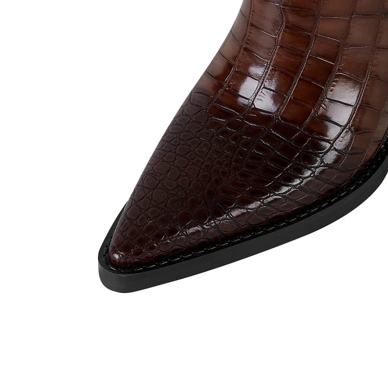 Gisela - Cowboy-Stiefel mit Absatz im Stil authentisch mit authentischer Stimmung