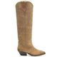 Magdalena - Cowboy-Stiefel aus Kunstwildleder mit Absatz