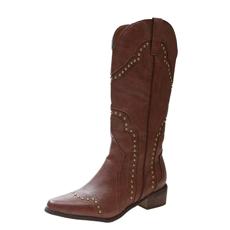 Andrea - Cowboy-Stiefel mit Charakter Western mit Silhouette schmal