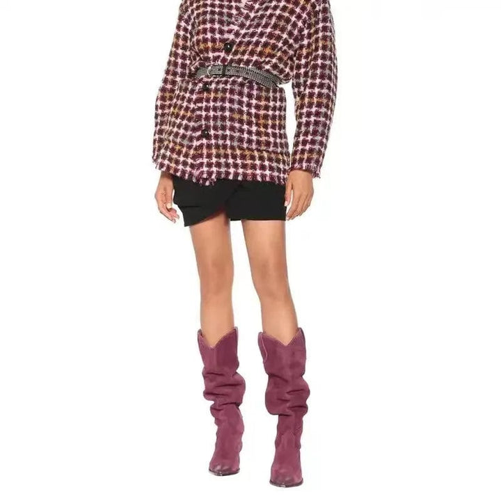 Viktoria - Cowboy-Stiefel mit Absatz und Profil Western